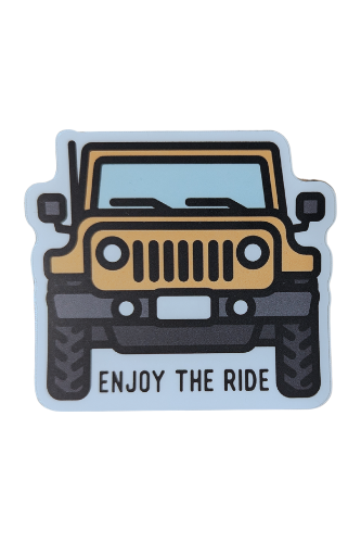 McClellan 3” Enjoy the Ride sticker
