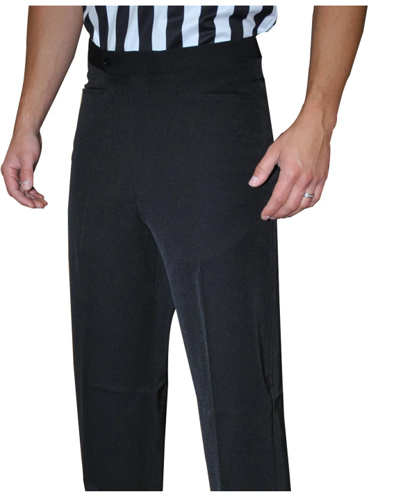 BKS270-Smitty 100% Polyester Flat Front Pants w/ Western Cut Pockets