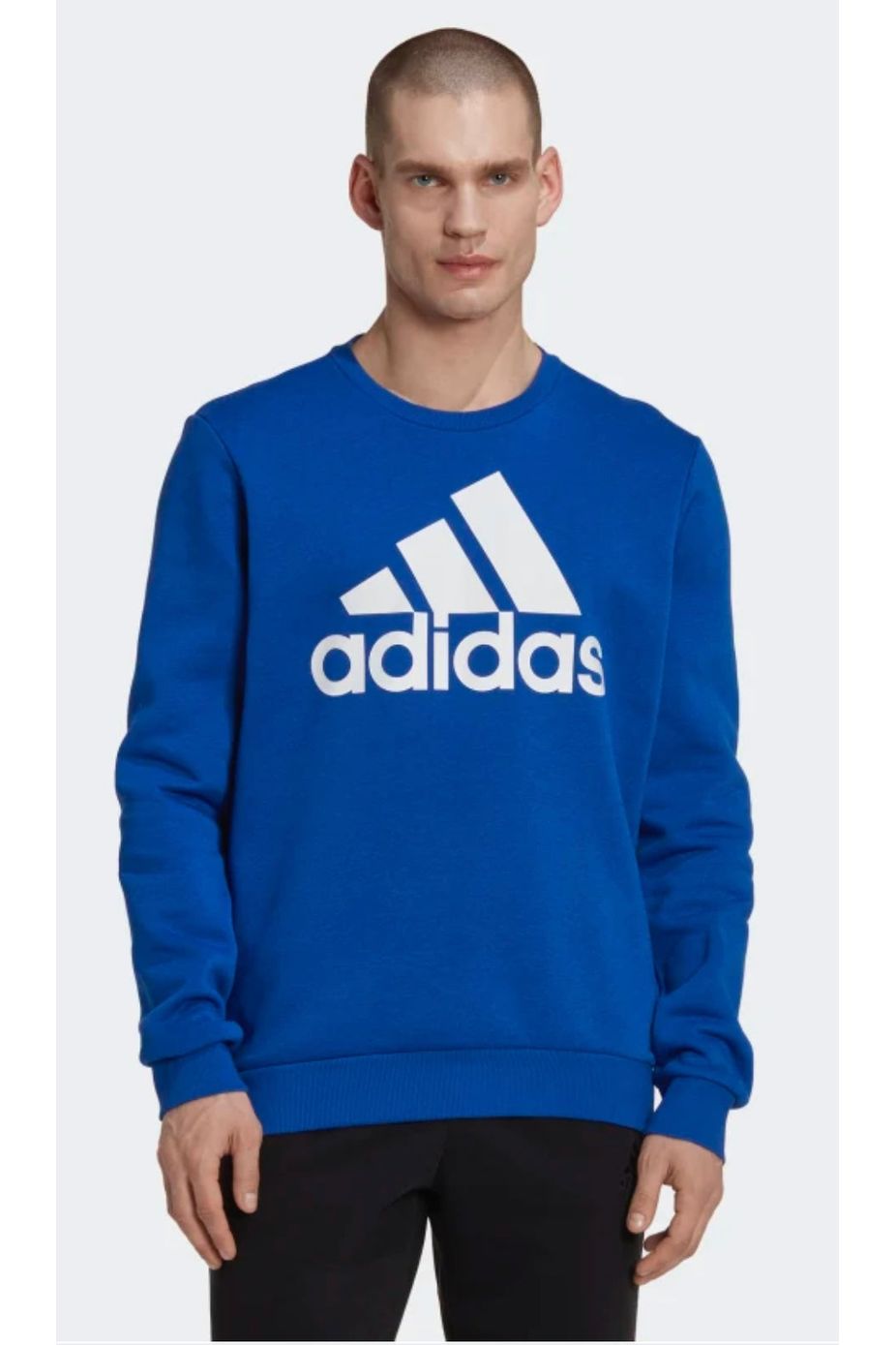 Adidas Mens Essential Big Logo Sweatshirt